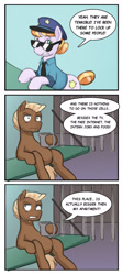 Size: 860x1920 | Tagged: safe, artist:nauth, imported from derpibooru, copper top, oc, oc:classicm, ask, cell, police, police officer, prison, tumblr