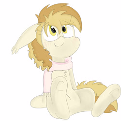 Size: 3000x3000 | Tagged: safe, artist:meowmavi, imported from derpibooru, oc, oc only, oc:rakka, bat pony, pony, clothes, cute, scarf