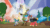Size: 400x225 | Tagged: safe, imported from derpibooru, screencap, big macintosh, discord, spike, dragon, pony, unicorn, dungeons and discords, animated, captain wuzz, dancing, discovery family logo, dungeons and dragons, garbuncle, gif, male, ogres and oubliettes, race swap, sir mcbiggen, stallion, unicorn big mac
