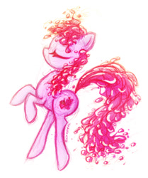 Size: 900x1074 | Tagged: safe, artist:rainspeak, imported from derpibooru, berry punch, alcohol, female, solo, wine