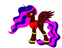 Size: 830x650 | Tagged: safe, artist:warmwheati, imported from derpibooru, twilight sparkle, alicorn, pony, pony creator, corrupted, corrupted twilight sparkle, final form, nightmare twilight, nightmarified, red eyes, simple background, slit eyes, slit pupils, transparent background, twilight sparkle (alicorn)