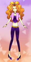 Size: 910x1772 | Tagged: safe, artist:jessiexie, imported from derpibooru, adagio dazzle, equestria girls, cute
