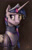 Size: 792x1224 | Tagged: safe, artist:silfoe, imported from derpibooru, twilight sparkle, alicorn, pony, armor, female, solo, twilight sparkle (alicorn)