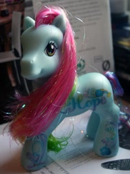 Size: 502x667 | Tagged: safe, imported from derpibooru, rainbow dash, rainbow dash (g3), birthday, g3, irl, photo, solo, toy