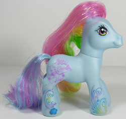 Size: 638x600 | Tagged: safe, imported from derpibooru, rainbow dash, rainbow dash (g3), birthday, g3, irl, photo, solo, toy