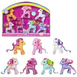 Size: 500x500 | Tagged: safe, imported from derpibooru, cheerilee (g3), pinkie pie (g3), rainbow dash (g3), scootaloo (g3), starsong, sweetie belle (g3), toola roola, birthday, core seven, g3, irl, photo, solo, stock image, toola-roola, toy