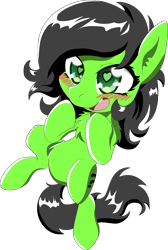 Size: 1342x2000 | Tagged: safe, artist:lockhe4rt, imported from derpibooru, oc, oc only, oc:anon, oc:filly anon, earth pony, pony, blushing, female, filly, heart eyes, open mouth, simple background, solo, transparent background, wingding eyes