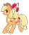 Size: 544x659 | Tagged: safe, artist:lulubell, imported from derpibooru, apple bloom, applejack, adorabloom, apple bloom riding applejack, cute, eyes closed, open mouth, ponies riding ponies, riding, simple background, sisters, transparent background, younger