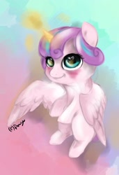 Size: 1401x2048 | Tagged: artist needed, safe, imported from derpibooru, princess flurry heart, cute, female, solo