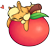 Size: 2980x2793 | Tagged: safe, artist:cutepencilcase, imported from derpibooru, applejack, apple, cute, eyes closed, female, food, giant apple, heart, jackabetes, simple background, solo, that pony sure does love apples, transparent background