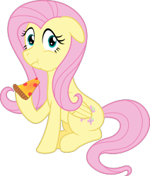 Size: 4238x5000 | Tagged: safe, artist:aethon056, imported from derpibooru, fluttershy, pegasus, pony, absurd resolution, eating, female, food, mare, pizza, puffy cheeks, simple background, solo, transparent background