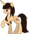 Size: 1024x1204 | Tagged: safe, artist:20thx5150, imported from derpibooru, oc, oc only, oc:spring beauty, alicorn, pony, alicorn oc, brown mane, brown tail, cutie mark, female, folded wings, full body, horn, mare, raised hoof, red eyes, show accurate, simple background, smiling, solo, standing, tail, transparent background, vector, wings