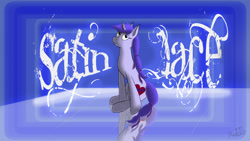 Size: 2000x1125 | Tagged: safe, artist:rulsis, imported from derpibooru, oc, oc only, oc:satin lace, pony, solo