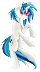 Size: 1600x2844 | Tagged: safe, artist:rulsis, imported from derpibooru, dj pon-3, vinyl scratch, pony, unicorn, cutie mark, female, hooves, horn, mare, simple background, solo, sunglasses, transparent background