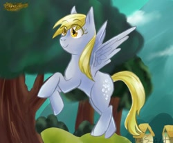 Size: 600x500 | Tagged: safe, artist:uas-art, imported from derpibooru, derpy hooves, pegasus, pony, female, mare, solo