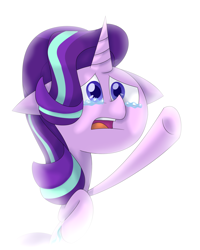 Size: 2194x2743 | Tagged: safe, artist:supercoco142, imported from derpibooru, starlight glimmer, pony, unicorn, crying, female, floppy ears, sad, sadlight glimmer, simple background, solo, white background
