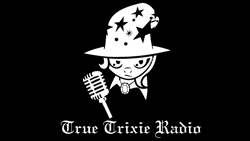 Size: 1280x720 | Tagged: safe, imported from derpibooru, trixie, pony, unicorn, cans.wav, female, mare, radio graffiti, this ended in cans.wav, true capitalist radio, true trixie radio