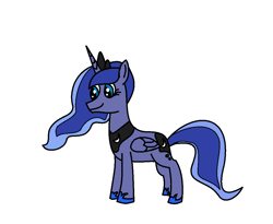 Size: 1016x833 | Tagged: safe, artist:amateur-draw, imported from derpibooru, princess luna, 1000 hours in ms paint, female, ms paint, solo