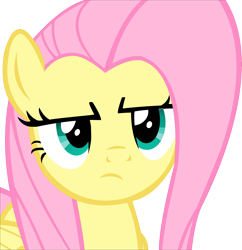 Size: 10987x11334 | Tagged: safe, artist:cyanlightning, imported from derpibooru, fluttershy, flutter brutter, absurd resolution, angry, female, simple background, solo, transparent background, vector
