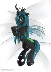 Size: 600x844 | Tagged: dead source, safe, artist:piripaints, imported from derpibooru, queen chrysalis, changeling, changeling queen, body pillow, body pillow design, crown, female, jewelry, regalia, solo