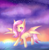 Size: 1478x1499 | Tagged: safe, artist:scruffypoop, imported from derpibooru, fluttershy, bat pony, pony, cloud, female, flutterbat, race swap, solo, stars, twilight (astronomy)