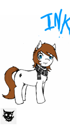 Size: 720x1280 | Tagged: safe, artist:exile, imported from derpibooru, oc, oc only, oc:ink, earth pony, pony