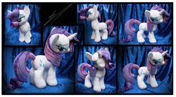 Size: 1280x712 | Tagged: safe, artist:nazegoreng, imported from derpibooru, rarity, irl, photo, plushie, solo