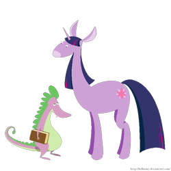 Size: 700x700 | Tagged: safe, artist:hellarmy, imported from derpibooru, spike, twilight sparkle, alternate style, book, looking at each other, ms paint, simple background, transparent background