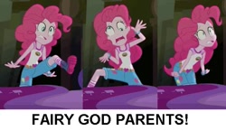 Size: 535x310 | Tagged: safe, edit, edited screencap, imported from derpibooru, screencap, pinkie pie, equestria girls, legend of everfree, denzel crocker, fairy godparents!, meme, the fairly oddparents