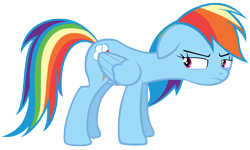 Size: 11600x6982 | Tagged: safe, artist:tardifice, imported from derpibooru, rainbow dash, stranger than fan fiction, absurd resolution, bored, female, photoshop, simple background, solo, transparent background, vector