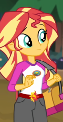 Size: 296x570 | Tagged: safe, imported from derpibooru, screencap, sunset shimmer, equestria girls, legend of everfree, cute, female, shimmerbetes, solo