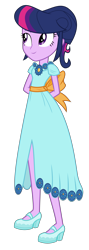 Size: 2000x5606 | Tagged: safe, artist:bubblestormx, imported from derpibooru, twilight sparkle, equestria girls, make new friends but keep discord, clothes, dress, female, gala dress, simple background, solo, transparent background, twilight sparkle (alicorn), vector