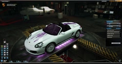 Size: 2481x1312 | Tagged: safe, imported from derpibooru, rarity, car, need for speed world, porsche, porsche boxster