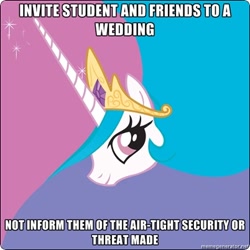 Size: 402x402 | Tagged: safe, imported from derpibooru, princess celestia, a canterlot wedding, advice meme, exploitable meme, image macro, meme, trollestia