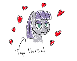 Size: 1280x1024 | Tagged: safe, artist:mightyshockwave, imported from derpibooru, maud pie, earth pony, pony, cute, heart, love, scribble