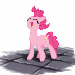 Size: 1024x1024 | Tagged: safe, artist:satv12, imported from derpibooru, pinkie pie, earth pony, pony, animated, dancing, female, frame by frame, happy, headbang, mare, party hard, solo