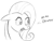 Size: 2293x1749 | Tagged: safe, artist:itsthinking, imported from derpibooru, fluttershy, digital art, female, ha ha ha oh wow, laughing, monochrome, sketch, solo