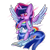 Size: 1000x1000 | Tagged: safe, artist:rena-mlp-999, imported from derpibooru, rainbow dash, twilight sparkle, alicorn, pony, duo, female, lesbian, mare, shipping, twidash, twilight sparkle (alicorn)