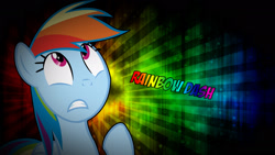 Size: 1920x1080 | Tagged: safe, artist:kigaroth, artist:sirspikensons, edit, imported from derpibooru, rainbow dash, female, solo, wallpaper, wallpaper edit