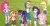 Size: 1346x691 | Tagged: safe, edit, edited screencap, imported from derpibooru, screencap, applejack, fluttershy, pinkie pie, rainbow dash, rarity, sci-twi, sunset shimmer, twilight sparkle, equestria girls, legend of everfree, appledash, female, fluttershipper, humane five, humane seven, humane six, implied shipping, lesbian, pinkiedash, raridash, scitwishimmer, shipper on deck, shipping, sunsetsparkle