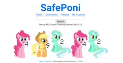 Size: 960x497 | Tagged: safe, imported from derpibooru, screencap, applejack, lyra heartstrings, pinkie pie, earth pony, pony, unicorn, female, mare