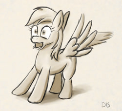 Size: 1189x1082 | Tagged: safe, artist:werdkcub, imported from derpibooru, rainbow dash, female, monochrome, solo, surprised
