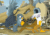 Size: 712x496 | Tagged: safe, imported from derpibooru, screencap, gabby, gilda, griffon, the fault in our cutie marks, animated, cinemagraph, cute, excited, female, gabbybetes, gif, happy, letter, loop, mailbag