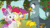 Size: 902x508 | Tagged: safe, imported from derpibooru, screencap, apple bloom, gabby, scootaloo, sweetie belle, griffon, the fault in our cutie marks, animated, circling stars, cutie mark crusaders, dizzy, female, gif, loop