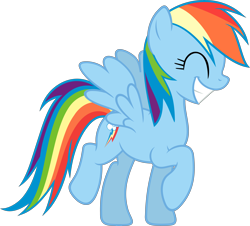 Size: 6000x5428 | Tagged: safe, artist:slb94, imported from derpibooru, rainbow dash, absurd resolution, cute, dashabetes, excited, female, simple background, solo, transparent background, vector