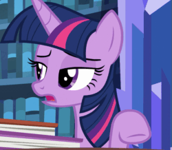Size: 583x508 | Tagged: safe, imported from derpibooru, screencap, twilight sparkle, twilight sparkle (alicorn), alicorn, pony, the fault in our cutie marks, animated, female, gif, solo, talking, waving