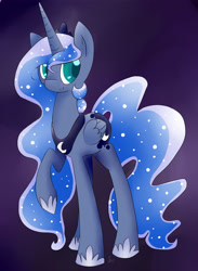 Size: 3850x5250 | Tagged: safe, artist:kyanchan, imported from derpibooru, princess luna, female, solo