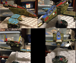 Size: 823x680 | Tagged: safe, artist:marineav8r, imported from derpibooru, rainbow dash, newbie dash, a-10 thunderbolt ii, aircraft, alternate timeline, apocalypse dash, crystal war timeline, irl, photo, rainbow crash, thin your paints, warhammer (game), warhammer 40k, wonderbolts