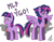 Size: 1156x899 | Tagged: safe, artist:acesrockz, imported from derpibooru, twilight sparkle, alicorn, pony, unicorn, alternate hairstyle, crossover, cute, female, older, punklight sparkle, self paradox, smiling, solo, twiabetes, twilight sparkle (alicorn), yu-gi-oh!