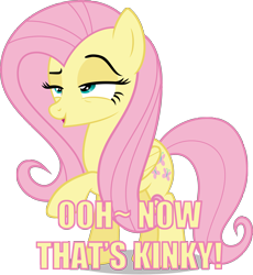 Size: 3057x3326 | Tagged: safe, imported from derpibooru, fluttershy, bedroom eyes, female, flirting, kinky, open mouth, raised eyebrow, raised hoof, simple background, smiling, solo, transparent background, vector